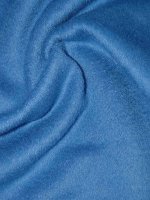 Schurwolle Kaschmir Mantelstoff  in Palastblau - Made in Italy