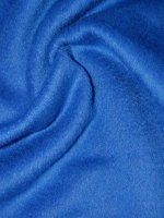 Velours Mantelstoff Schurwolle mit Kaschmir in Palastblau - Made in Italy
