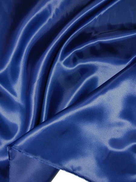 Duchesse Viskose Satin Königsnachtblau Futterstoff mittelschwer