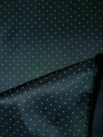 Tupfen Twill Viskosefutter NACHTBLAU gelb getupft