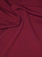 Sweat Jersey Burgundy Baumwollsweat weich geraut French...